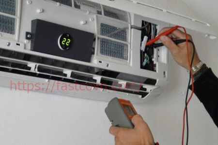 Sửa điều hòa mất nguồn không vào điện